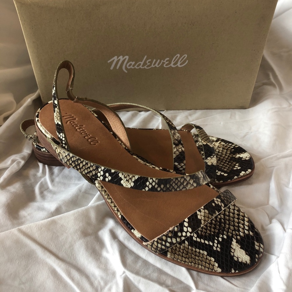 NIB Madewell Heidi Slingback Sandals
